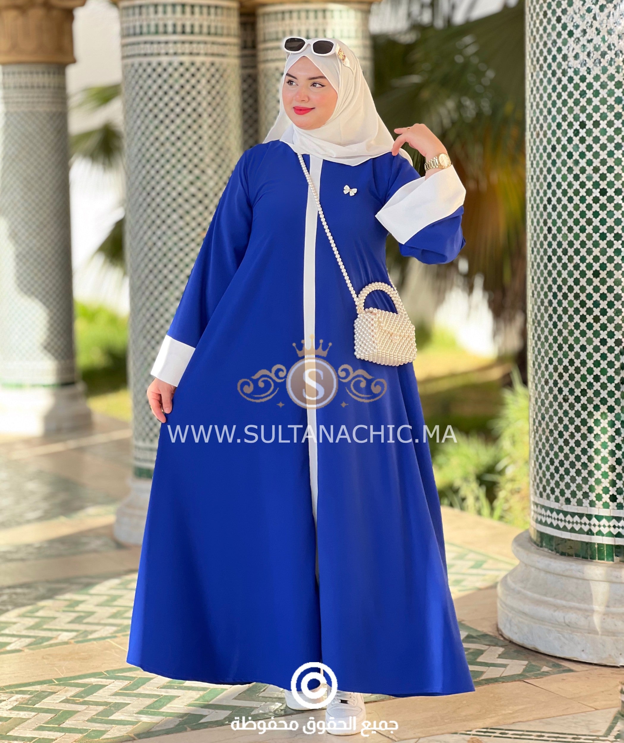 Abaya Omra +Châle (Ref:020)