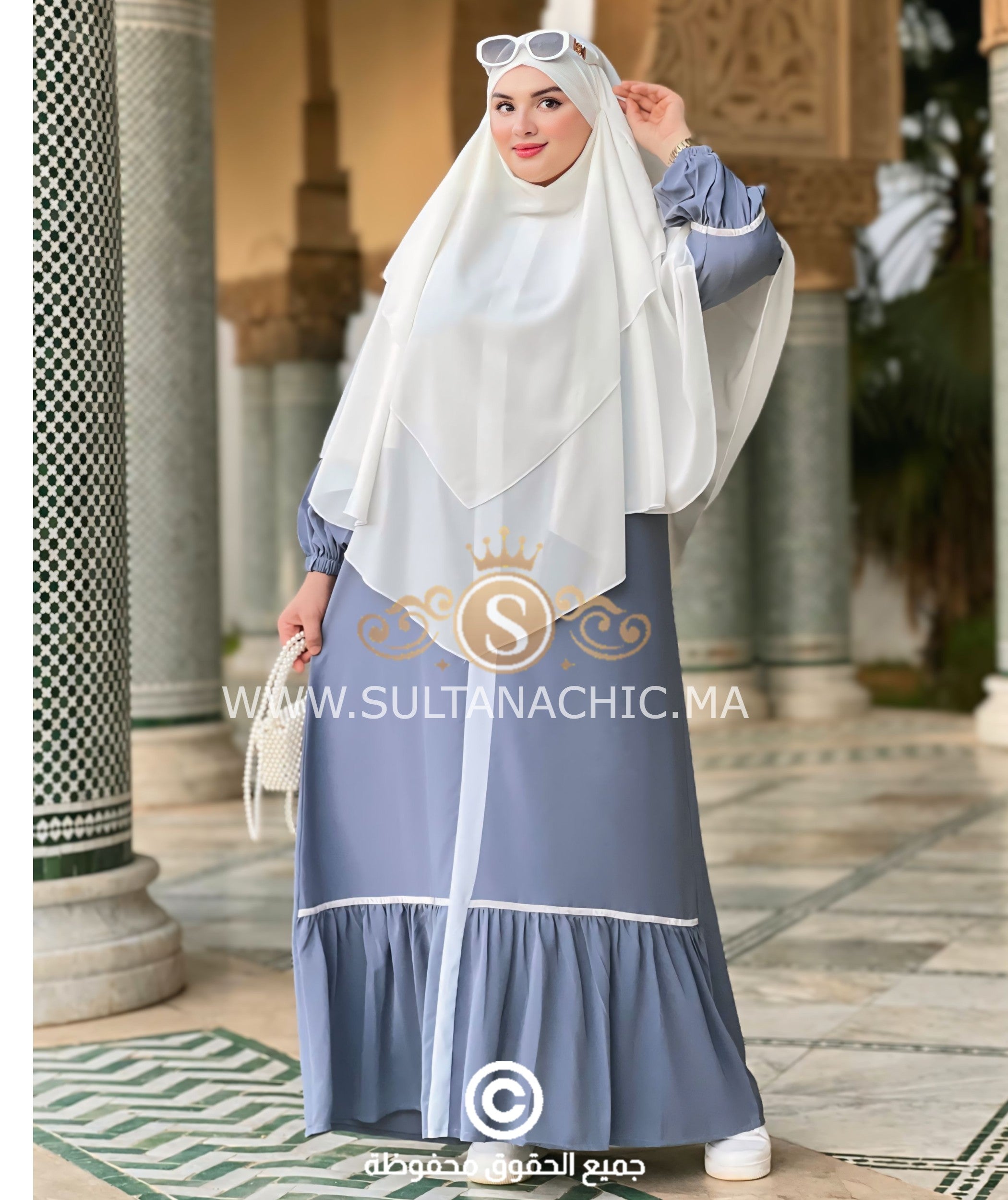 Abaya Ref:022 (Abaya + Hijab)