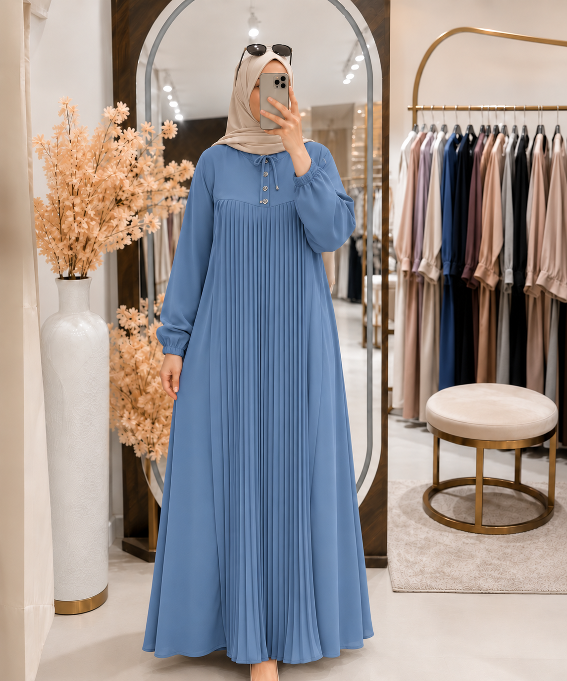 Robe Plissé Ref:026