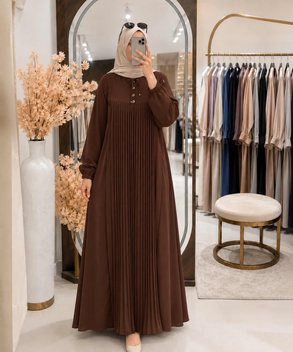 Robe Plissé Ref:026