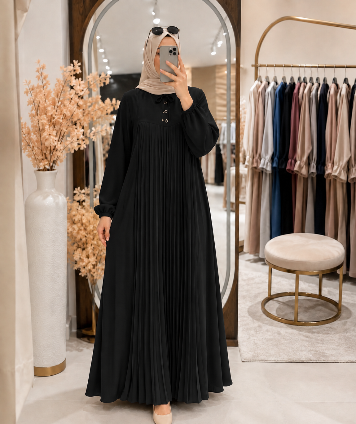 Robe Plissé Ref:026